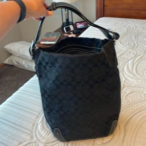 Black Coach Tote